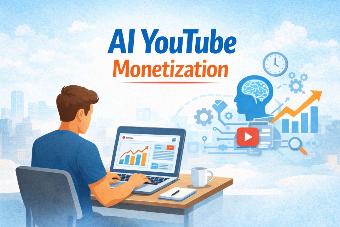AI YouTube content illustration
