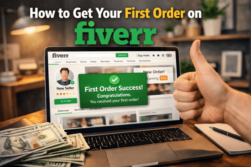 fiverr first order success guide for beginners